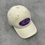 BONÉ AO CLOTHING OFF COM COM CÍRCULO ROXO