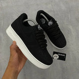AIR FORCE PRETO\BRANCO NOBUCK