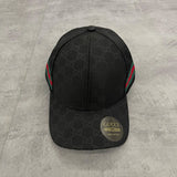 BONÉ GUCCI PRETO COM FAIXA