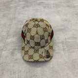 BONÉ GUCCI BEGE ESCURO