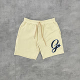 BERMUDA MOLETOM ESSENTIAL BEGE