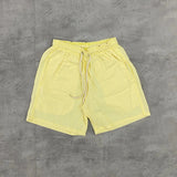SHORT DE LINHO AMARELO