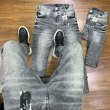 CALÇA JOGADOR BROW JEANS CINZA TINTA