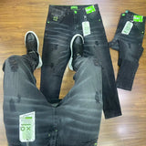 CALÇA JOGADOR BROW JEANS CLARO ESCURO DESTROYED