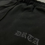BERMUDA MOLETOM DIRETORIA (PRETO COM CINZA)